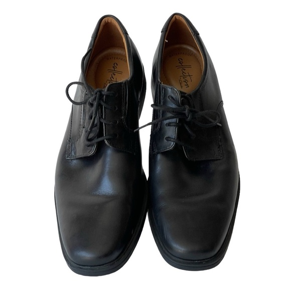 Clarks Men\'s Black Leather Oxford Comfort Lace Up Dress Shoes, Sz 10M main image 6